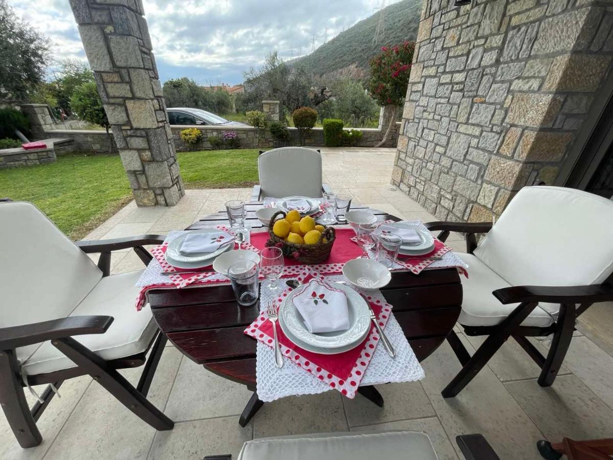 Villa Seaside Retreat House Paralia Sergoulas Esterno foto