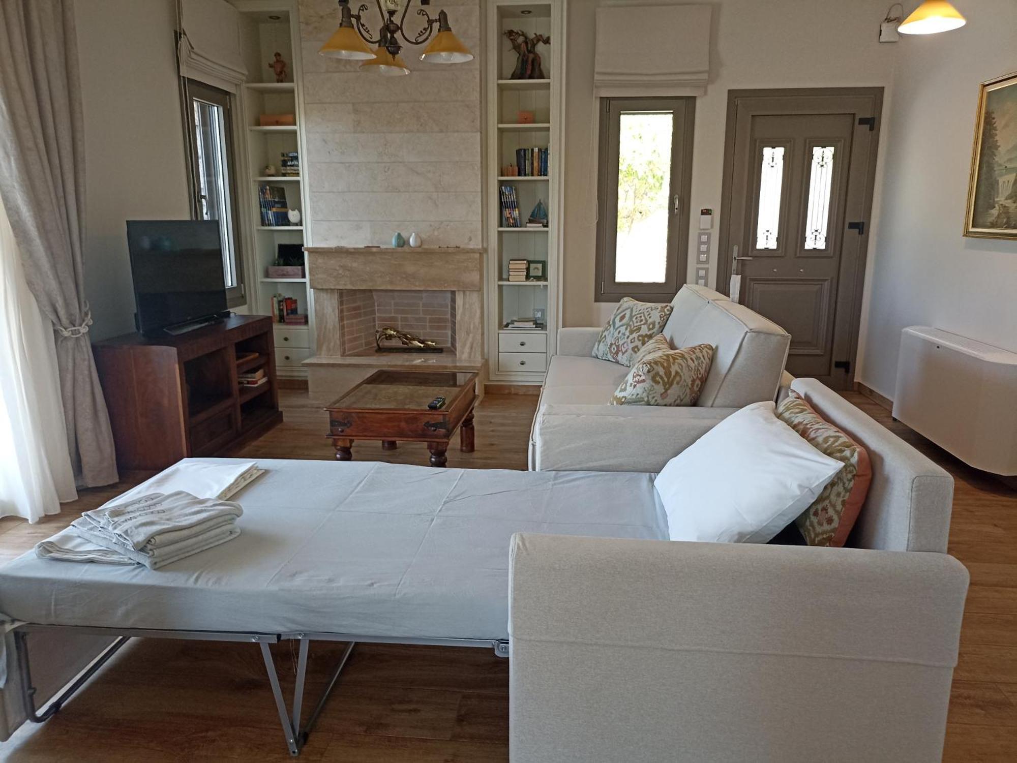 Villa Seaside Retreat House Paralia Sergoulas Esterno foto
