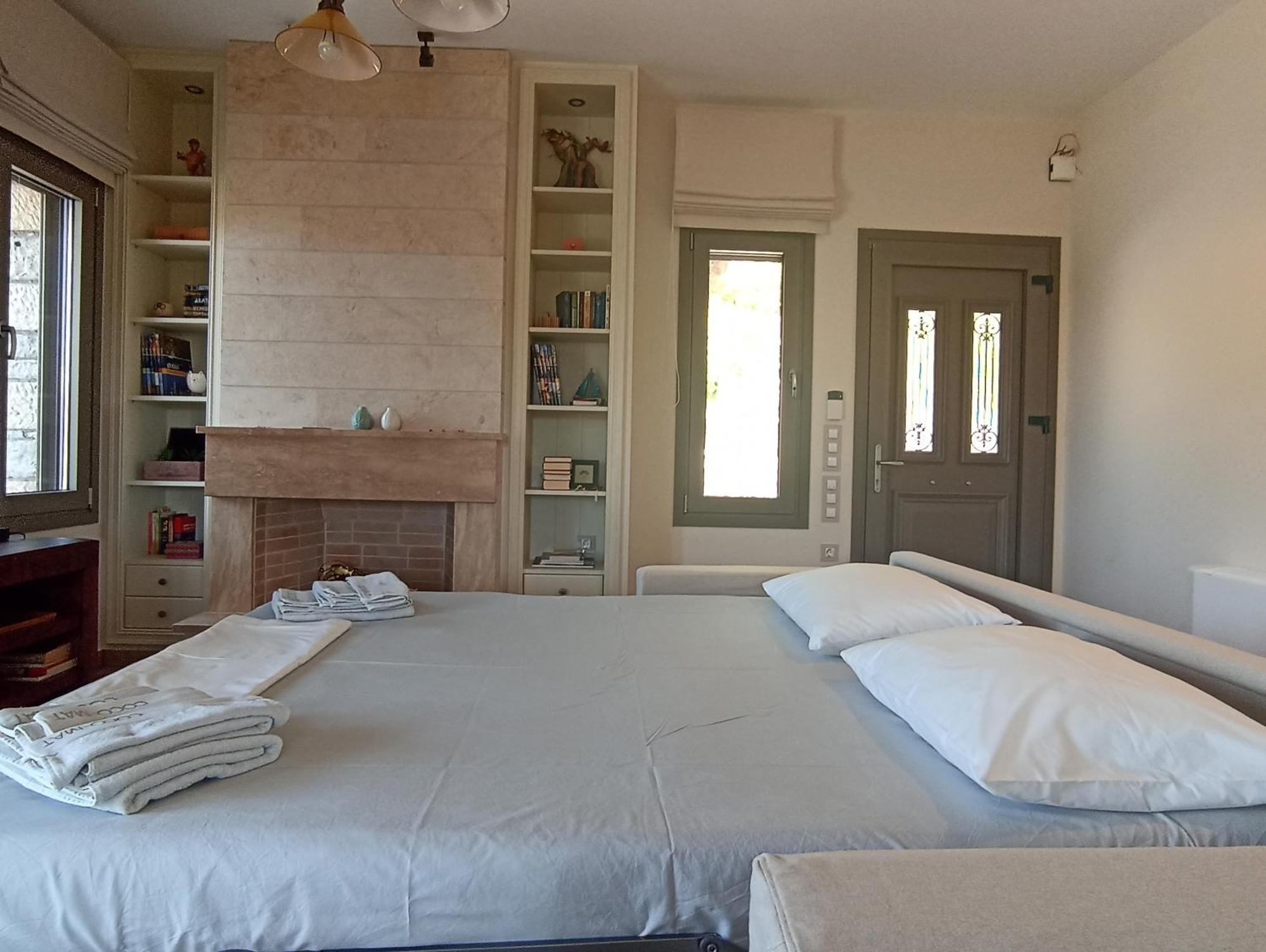 Villa Seaside Retreat House Paralia Sergoulas Esterno foto